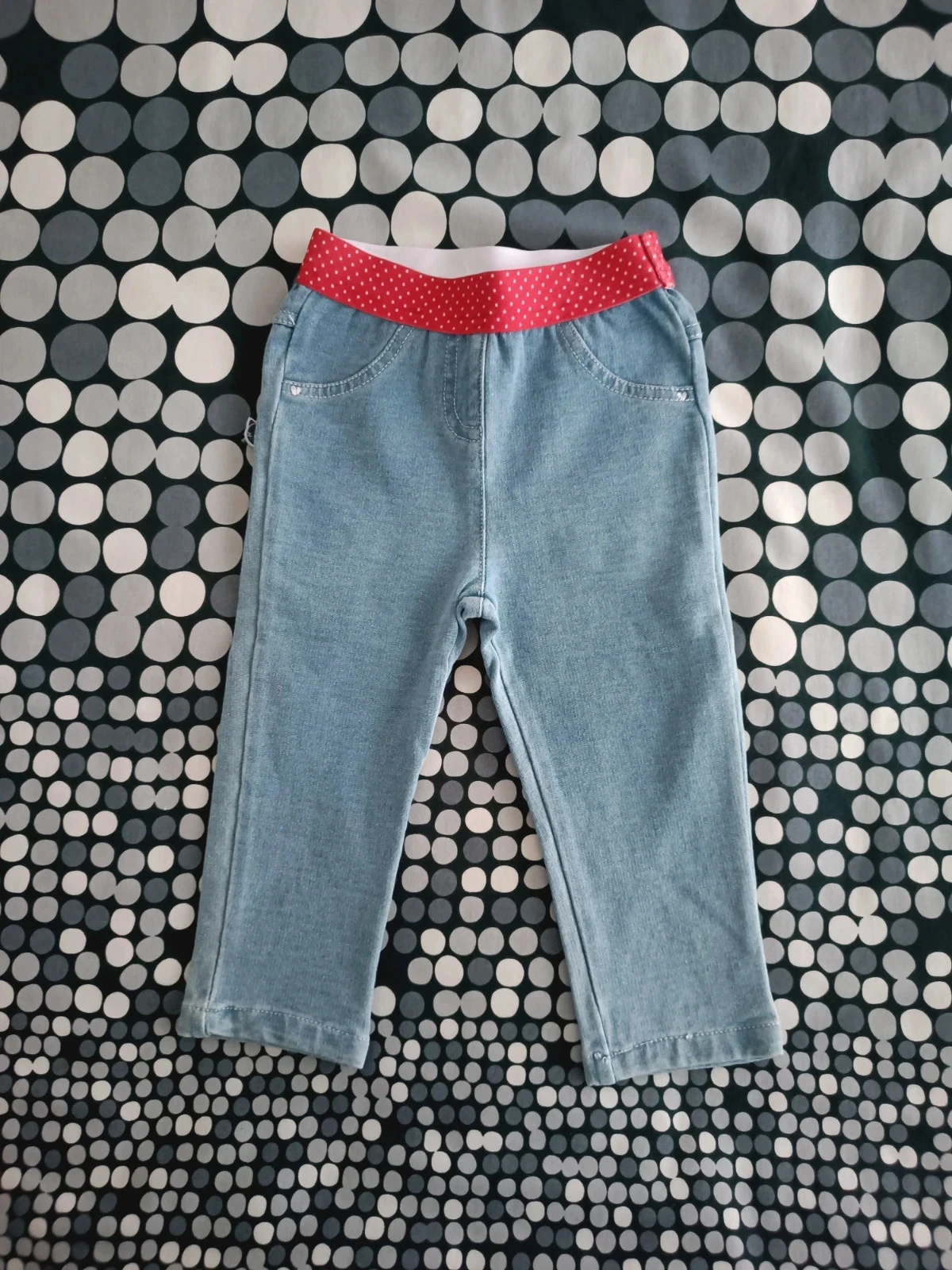 Leggings azul claro da Chicco - 12 meses 74 cm